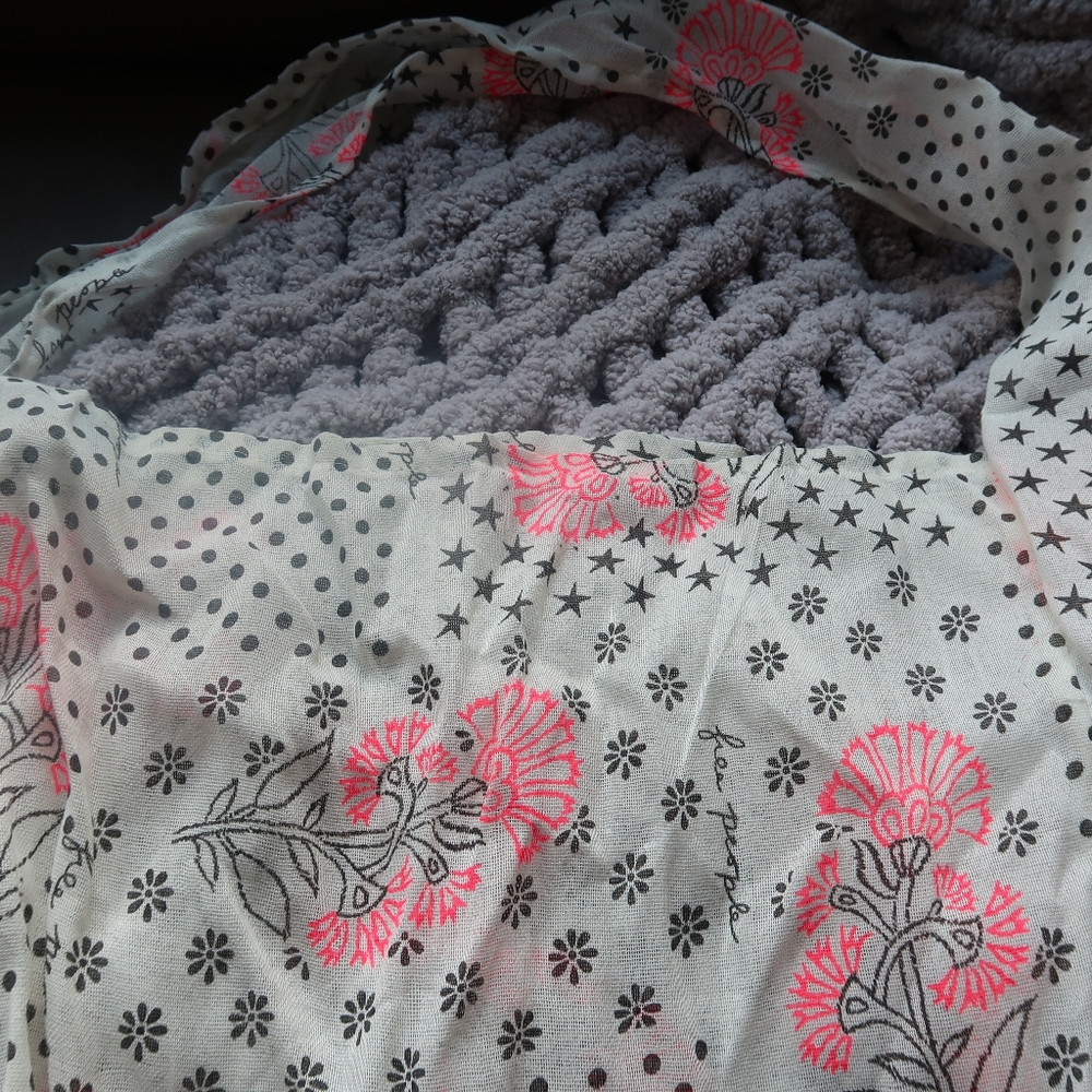 Free People Tote Shopping Bag Floral Print - Picture 3 of 4